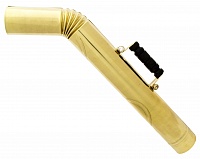 Труба к жаровому самовару (латунь) с деревянной ручкой диаметр 70 мм.