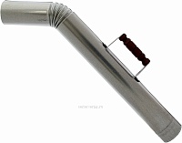 Труба к жаровому самовару (оцинкованная) с деревянной ручкой диаметр 60 мм.
